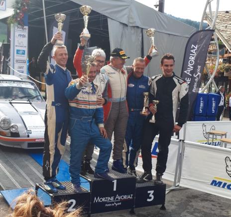 HISTORIC RALLY PROMOTIONS 2019  Podium in Rallye du Mont Blanc VHC